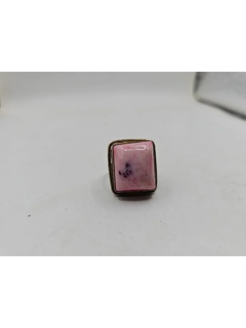 Rhodonite Silver Ring